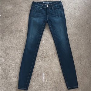 American Eagle Super Low Rise Jeggings.